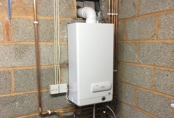 Combination boiler installation from DSB